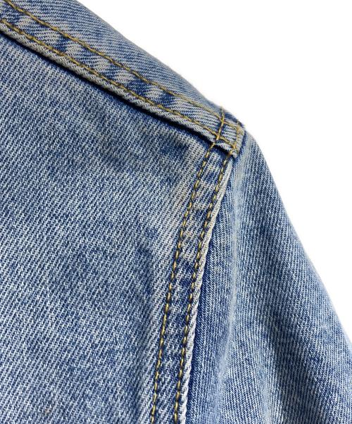 Maison Margiela（メゾンマルジェラ）Maison Margiela (メゾンマルジェラ) ノーカラーデニムジャケット/Collarless denim jacket インディゴ サイズ:48の古着・服飾アイテム