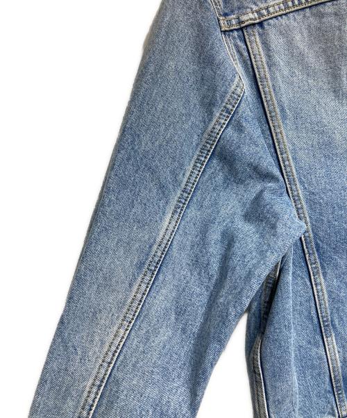 Maison Margiela（メゾンマルジェラ）Maison Margiela (メゾンマルジェラ) ノーカラーデニムジャケット/Collarless denim jacket インディゴ サイズ:48の古着・服飾アイテム