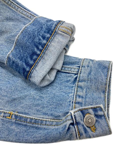 Maison Margiela（メゾンマルジェラ）Maison Margiela (メゾンマルジェラ) ノーカラーデニムジャケット/Collarless denim jacket インディゴ サイズ:48の古着・服飾アイテム