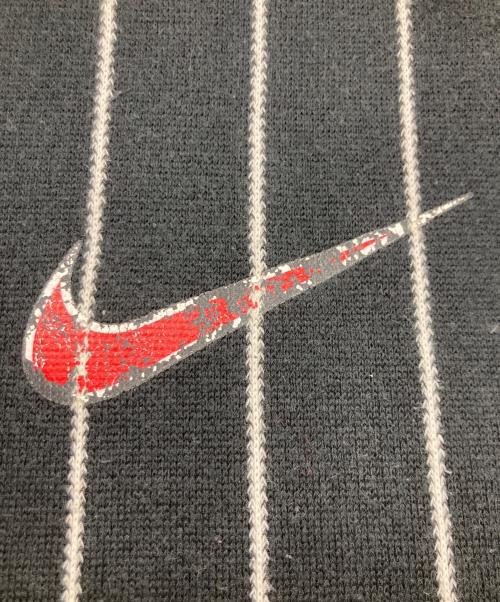 NIKE（ナイキ）NIKE (ナイキ) ストライプニットベスト ブラック×ホワイト サイズ:Mの古着・服飾アイテム