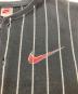 中古・古着 NIKE (ナイキ) ストライプニットベスト ブラック×ホワイト サイズ:M：5000円