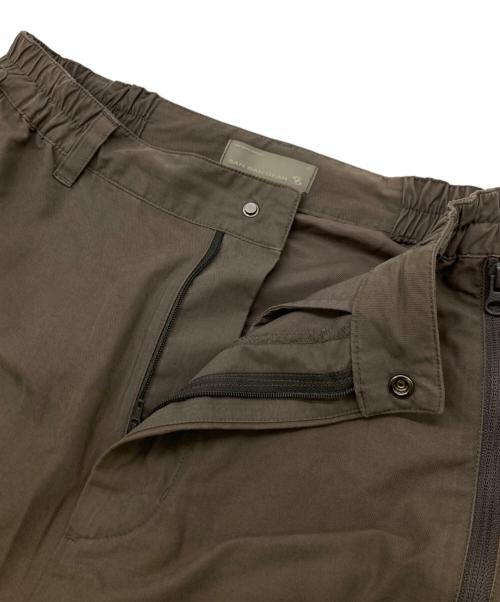 san san gear（サンサンギア）san san gear (サンサンギア) ジップギミックストレートパンツ ブラウン サイズ:SIZE W76の古着・服飾アイテム
