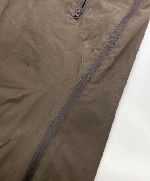 san san gear（サンサンギア）san san gear (サンサンギア) ジップギミックストレートパンツ ブラウン サイズ:SIZE W76の古着・服飾アイテム