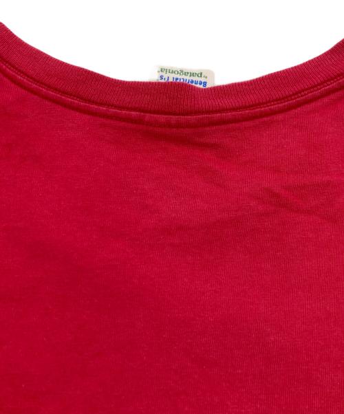 Patagonia（パタゴニア）Patagonia (パタゴニア) Beneficial T's ロゴTシャツ レッド サイズ:Sの古着・服飾アイテム