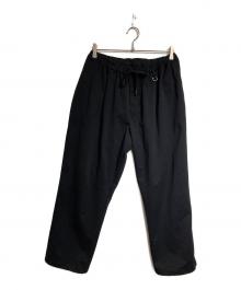 WIDE DAD（ワイド ダット）の古着「SHADE TECH EASY PANTS/ シェイドテックイージーパンツ」｜ブラック