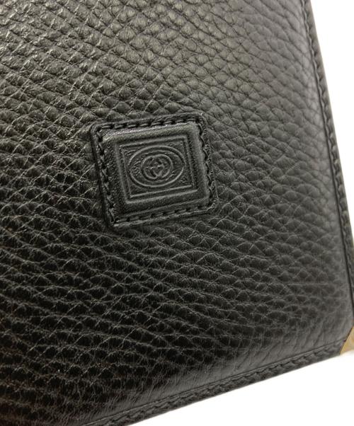 GUCCI（グッチ）GUCCI (グッチ) 2つ折り財布 ブラック サイズ:Free(実寸参照）の古着・服飾アイテム