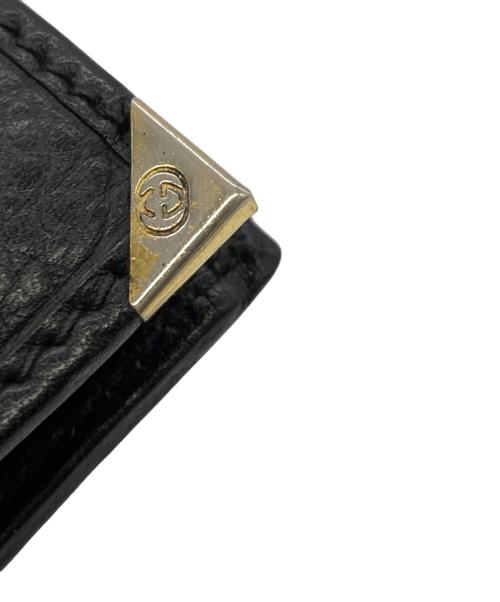 GUCCI（グッチ）GUCCI (グッチ) 2つ折り財布 ブラック サイズ:Free(実寸参照）の古着・服飾アイテム