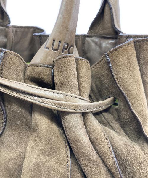 LUPO（ルポ）LUPO (ルポ) アバニコレザーハンドバッグ ブラウンの古着・服飾アイテム
