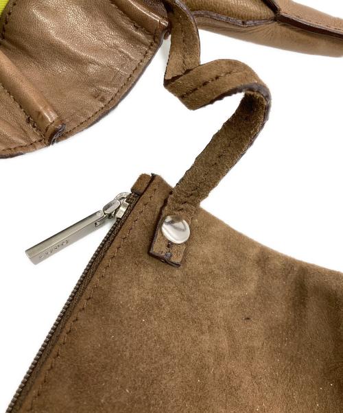 LUPO（ルポ）LUPO (ルポ) アバニコレザーハンドバッグ ブラウンの古着・服飾アイテム