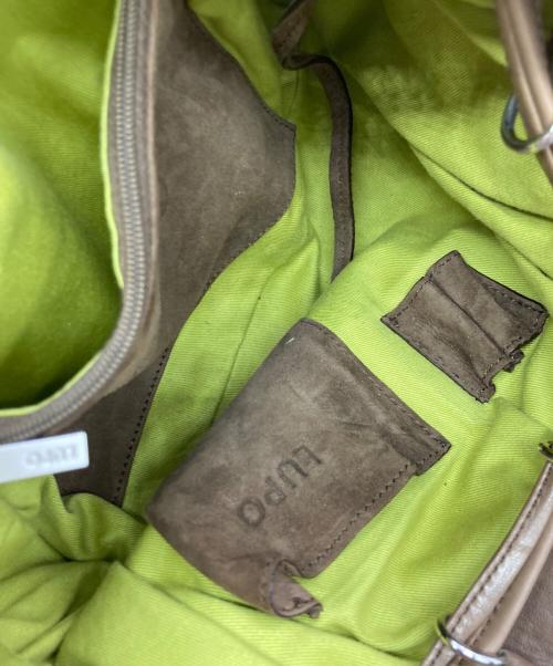 LUPO（ルポ）LUPO (ルポ) アバニコレザーハンドバッグ ブラウンの古着・服飾アイテム