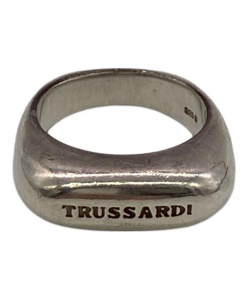 TRUSSARDI（トラサルディ）TRUSSARDI (トラサルディ) ロゴリング シルバー サイズ:13号の古着・服飾アイテム