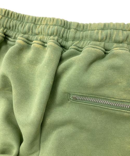 openyy（オープンワイワイ）openyy (オープンワイワイ) JERSEY SHIRRING PANTS グリーン サイズ:2の古着・服飾アイテム