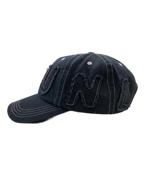 SUNLOVE（サンラブ）SUNLOVE (サンラブ) CUT OFF CAPITAL CAP ネイビー サイズ:Free(実寸参照）の古着・服飾アイテム
