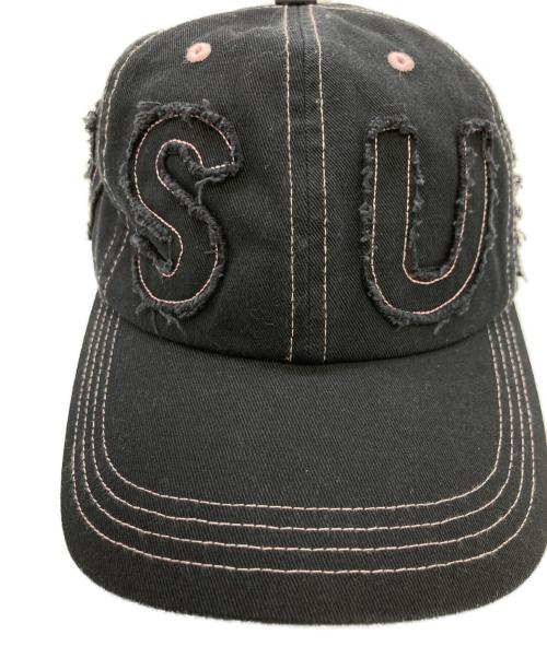 SUNLOVE（サンラブ）SUNLOVE (サンラブ) CUT OFF CAPITAL CAP ネイビー サイズ:Free(実寸参照）の古着・服飾アイテム