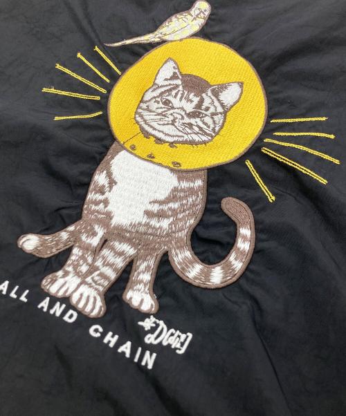 BALL & CHAIN（ボールアンドチェーン）BALL & CHAIN (ボールアンドチェーン) ナイロンバッグ ブラックの古着・服飾アイテム