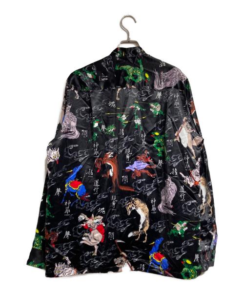 KIDILL（キディル）KIDILL (キディル) 極楽浄土チャイナシャツ/China Shirt ブラック サイズ:44の古着・服飾アイテム