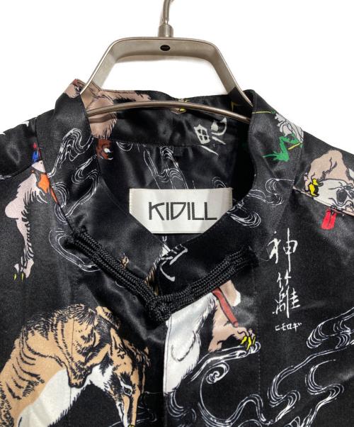 KIDILL（キディル）KIDILL (キディル) 極楽浄土チャイナシャツ/China Shirt ブラック サイズ:44の古着・服飾アイテム