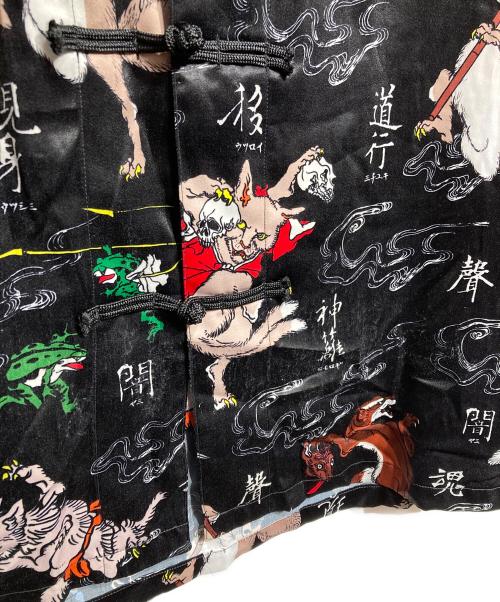 KIDILL（キディル）KIDILL (キディル) 極楽浄土チャイナシャツ/China Shirt ブラック サイズ:44の古着・服飾アイテム
