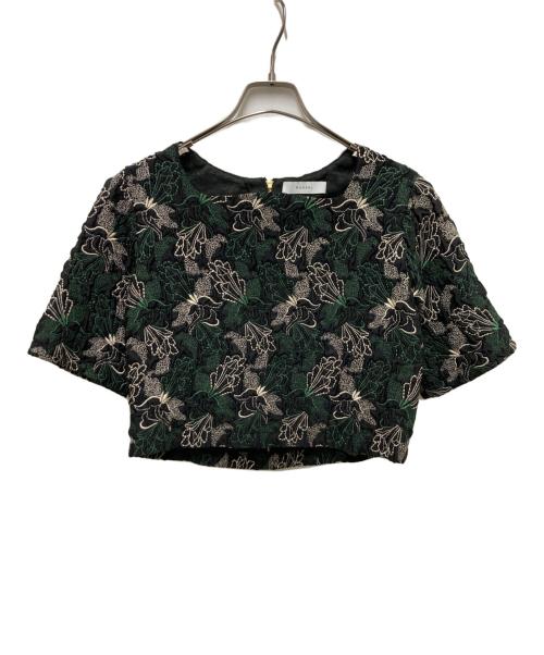 MURRAL（ミューラル）MURRAL (ミューラル) フラワーエンブロイダリープルオーバー ブラック サイズ:Freeの古着・服飾アイテム
