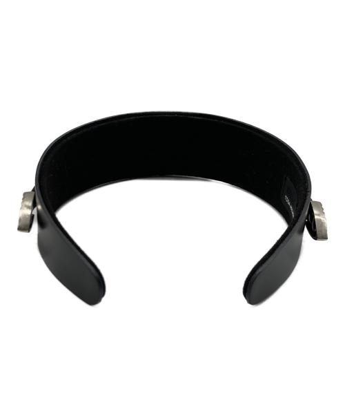 TOGA ARCHIVES（トーガアーカイブス）TOGA ARCHIVES (トーガアーカイブス) スLEATHER HEADBAND 2 ブラックの古着・服飾アイテム