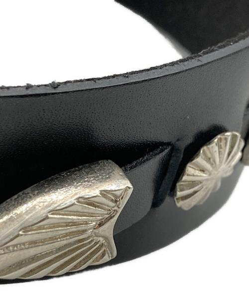 TOGA ARCHIVES（トーガアーカイブス）TOGA ARCHIVES (トーガアーカイブス) スLEATHER HEADBAND 2 ブラックの古着・服飾アイテム