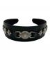 TOGA ARCHIVES（トーガアーカイブス）の古着「スLEATHER HEADBAND 2」｜ブラック