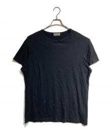 YOHJI YAMAMOTO（ヨウジヤマモト）の古着「カルティマ天竺 丸首半袖Tシャツ」｜ブラック
