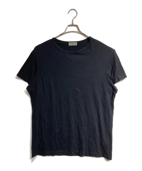YOHJI YAMAMOTO（ヨウジヤマモト）YOHJI YAMAMOTO (ヨウジヤマモト) カルティマ天竺 丸首半袖Tシャツ ブラック サイズ:3の古着・服飾アイテム