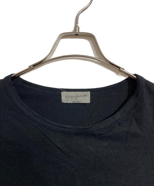 YOHJI YAMAMOTO（ヨウジヤマモト）YOHJI YAMAMOTO (ヨウジヤマモト) カルティマ天竺 丸首半袖Tシャツ ブラック サイズ:3の古着・服飾アイテム