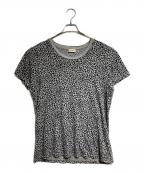 Saint Laurent Parisサンローランパリ）の古着「レオパードTシャツ」｜グレー×ブラック