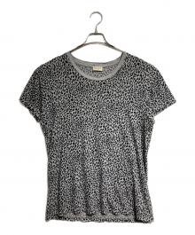 Saint Laurent Paris（サンローランパリ）の古着「レオパードTシャツ」｜グレー×ブラック