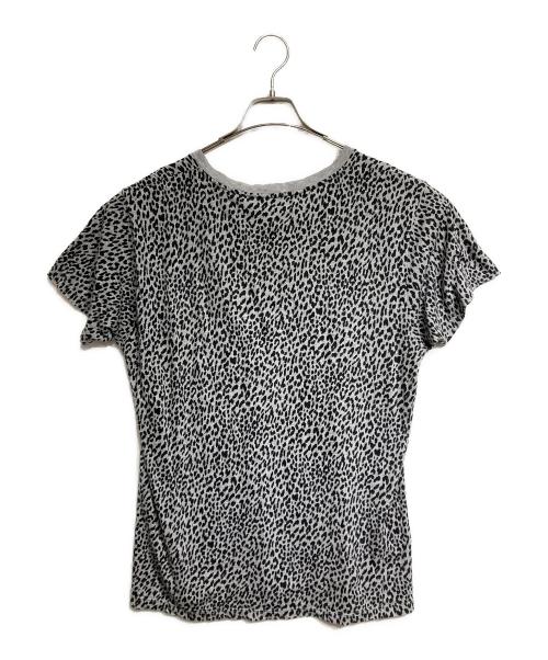 Saint Laurent Paris（サンローランパリ）Saint Laurent Paris (サンローランパリ) レオパードTシャツ グレー×ブラック サイズ:Mの古着・服飾アイテム