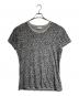 Saint Laurent Paris（サンローランパリ）の古着「レオパードTシャツ」｜グレー×ブラック