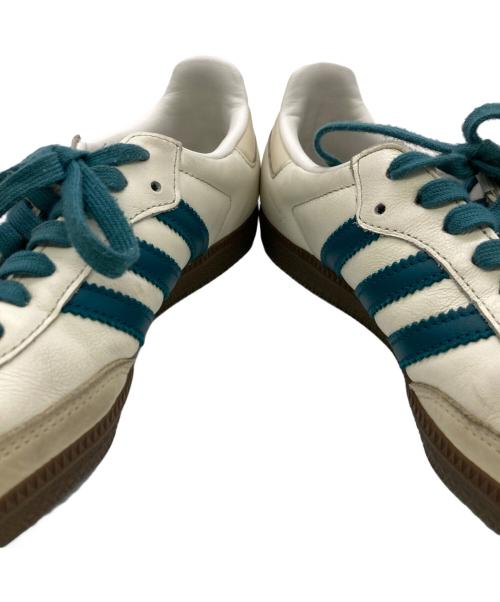 adidas（アディダス）adidas (アディダス) Samba OG ローカットスニーカー ホワイト×グリーン サイズ:24.5の古着・服飾アイテム