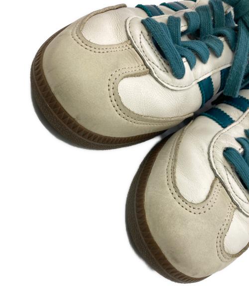 adidas（アディダス）adidas (アディダス) Samba OG ローカットスニーカー ホワイト×グリーン サイズ:24.5の古着・服飾アイテム
