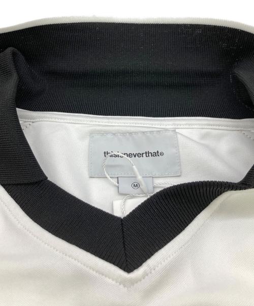 thisisneverthat（ディスイズネバーザット）thisisneverthat (ディスイズネバーザット) Soccer Jersey ホワイト サイズ:Mの古着・服飾アイテム