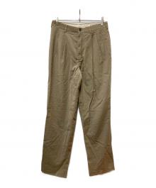 Eddie Bauer（エディーバウアー）の古着「AKAタックパンツ」｜ベージュ