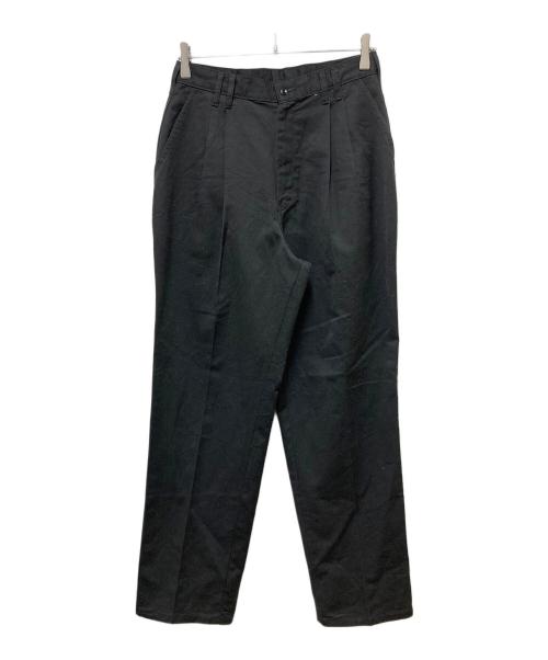 Dickies（ディッキーズ）Dickies (ディッキーズ) 80s2タックパンツ ブラック サイズ:	SIZE 12の古着・服飾アイテム