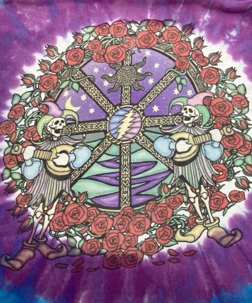 LIQUID BLUE（リキッドブルー）LIQUID BLUE (リキッドブルー) GRATEFUL DEAD タイダイバンドプリントカットソー マルチカラー サイズ:Freeの古着・服飾アイテム