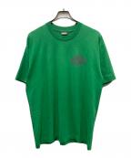 USEDユーズド）の古着「90SプリントTシャツ」｜グリーン