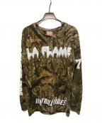BEEN TRILL×Travis Scottビーントリル×トラヴィススコット）の古着「リアルツリーカモロングスリーブカットソー」｜ブラウン