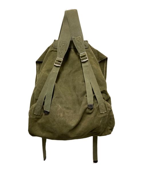 US FOREST SERVICE（ユーエス・フォレスト・サービス）US FOREST SERVICE (ユーエス・フォレスト・サービス) キャンバスミリタリーバックパック オリーブ サイズ:Free(実寸参照）の古着・服飾アイテム