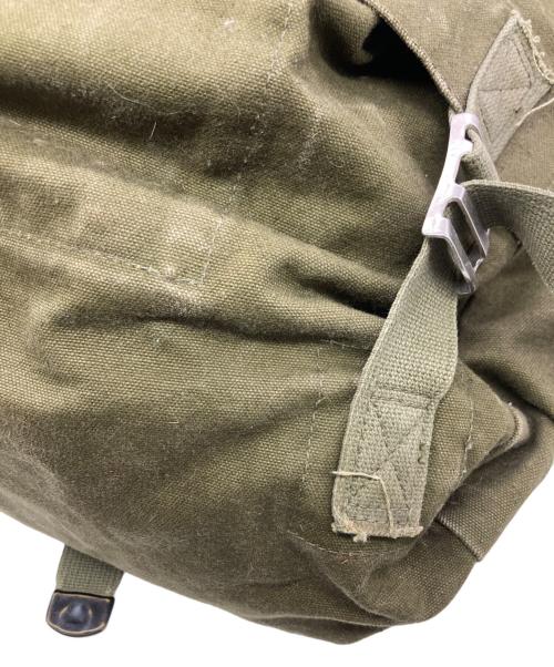 US FOREST SERVICE（ユーエス・フォレスト・サービス）US FOREST SERVICE (ユーエス・フォレスト・サービス) キャンバスミリタリーバックパック オリーブ サイズ:Free(実寸参照）の古着・服飾アイテム
