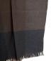 中古・古着 COMME des GARCONS HOMME (コムデギャルソン オム) カラーブロックマフラー/Color block muffler ブラック×グレー サイズ:Free：8000円