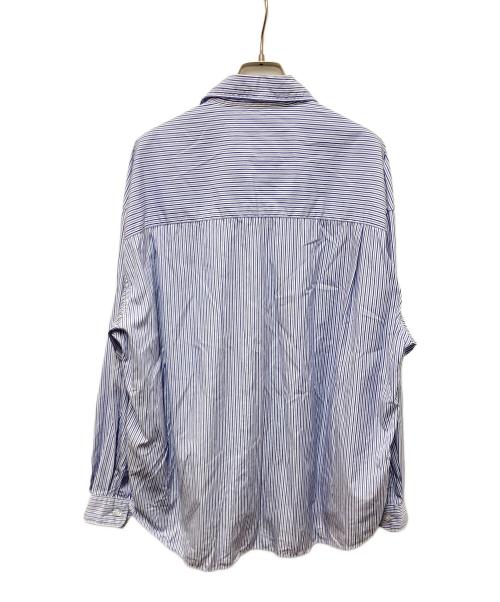COOTIE PRODUCTIONS（クーティープロダクツ）COOTIE PRODUCTIONS (クーティープロダクツ) ストライプシャツ ブルー サイズ:Sの古着・服飾アイテム