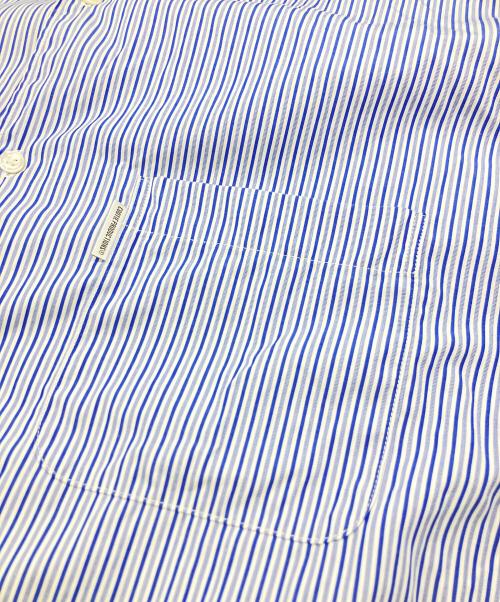 COOTIE PRODUCTIONS（クーティープロダクツ）COOTIE PRODUCTIONS (クーティープロダクツ) ストライプシャツ ブルー サイズ:Sの古着・服飾アイテム