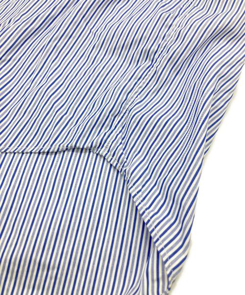 COOTIE PRODUCTIONS（クーティープロダクツ）COOTIE PRODUCTIONS (クーティープロダクツ) ストライプシャツ ブルー サイズ:Sの古着・服飾アイテム