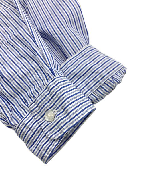 COOTIE PRODUCTIONS（クーティープロダクツ）COOTIE PRODUCTIONS (クーティープロダクツ) ストライプシャツ ブルー サイズ:Sの古着・服飾アイテム