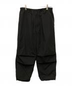 Diaspora Skateboardsディアスポラスケートボードズ）の古着「Mil Wide Pants」｜ブラック