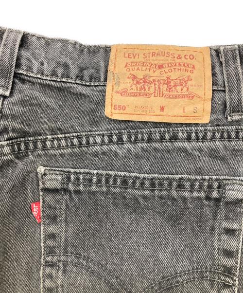 LEVI'S（リーバイス）LEVI'S (リーバイス) 550 RELAXED FITブラックデニムパンツ ブラック サイズ:-の古着・服飾アイテム